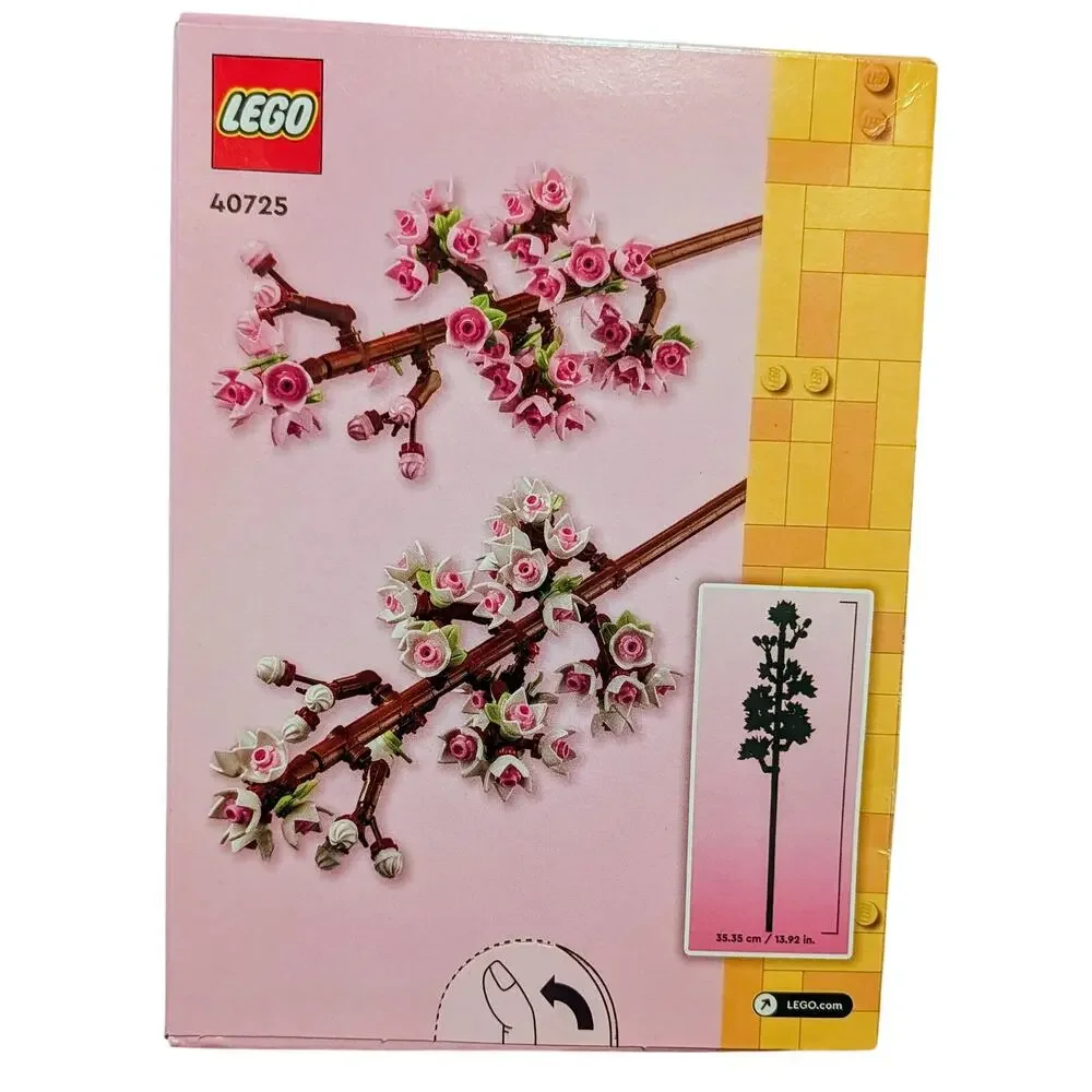 NIB Lego Cherry Blossom Building Blocks Decor 438 Pieces Model 40725
